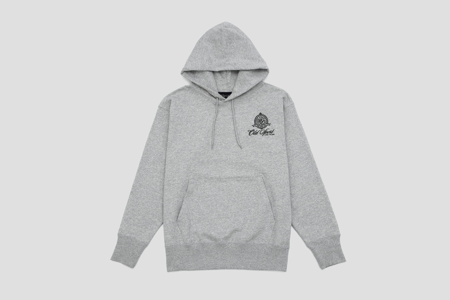 エンブレムフーディー　GRAY