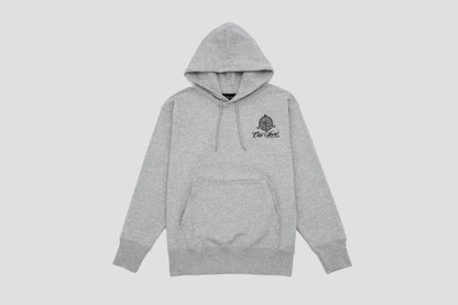 エンブレムフーディー　GRAY