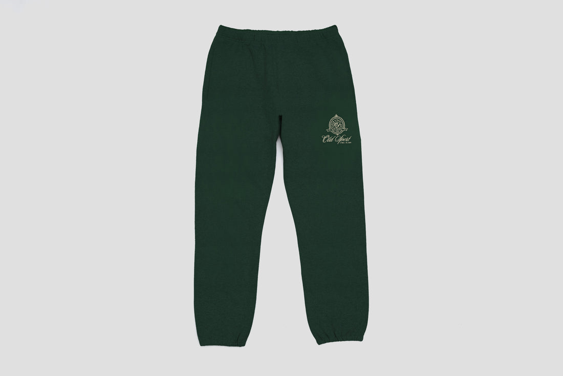 エンブレムスウェットパンツ GREEN