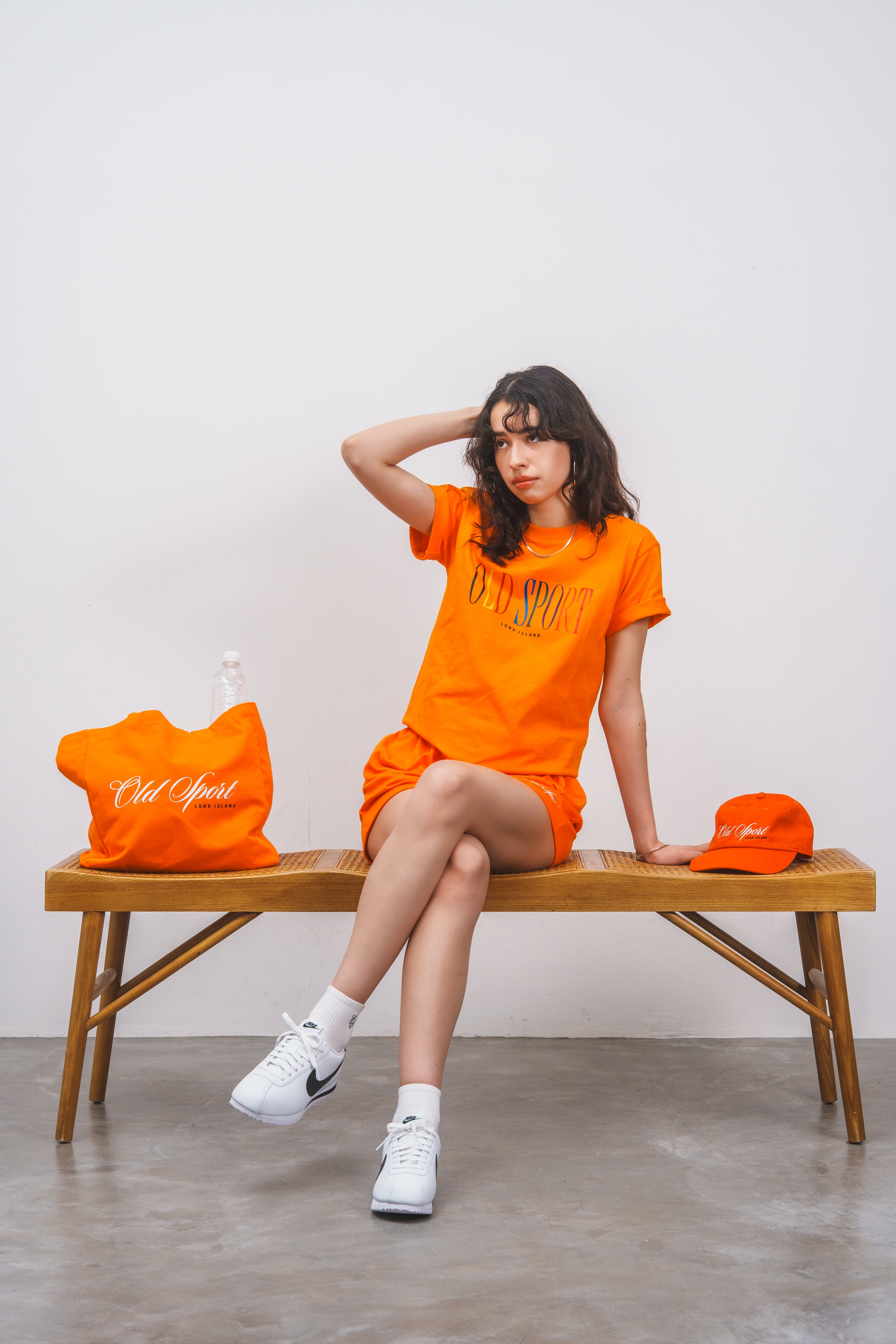 マルチロゴプリントTシャツ ORANGE