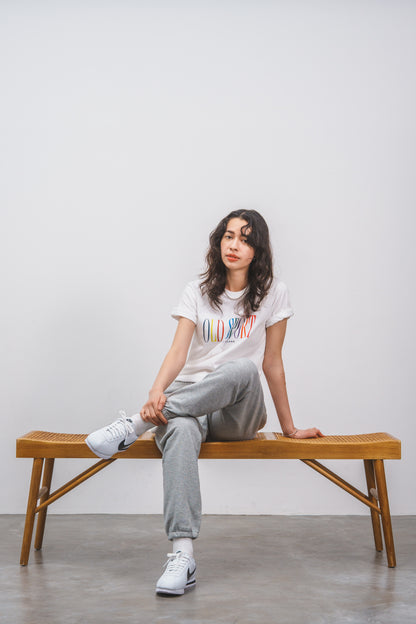 マルチロゴプリントTシャツ WHITE