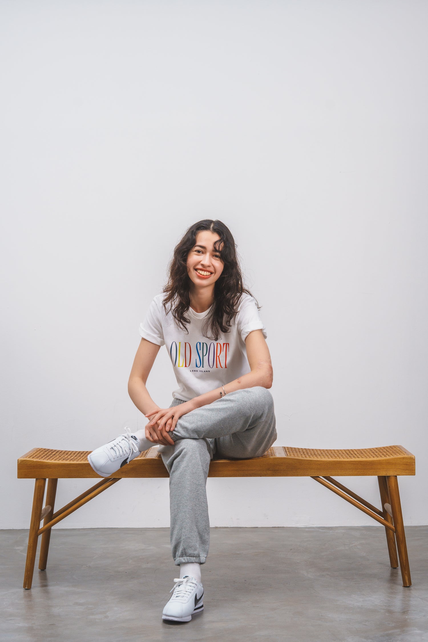 マルチロゴプリントTシャツ WHITE